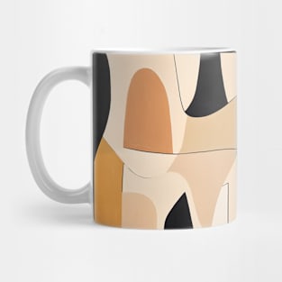 Mid Century Earthy Abstract Mug